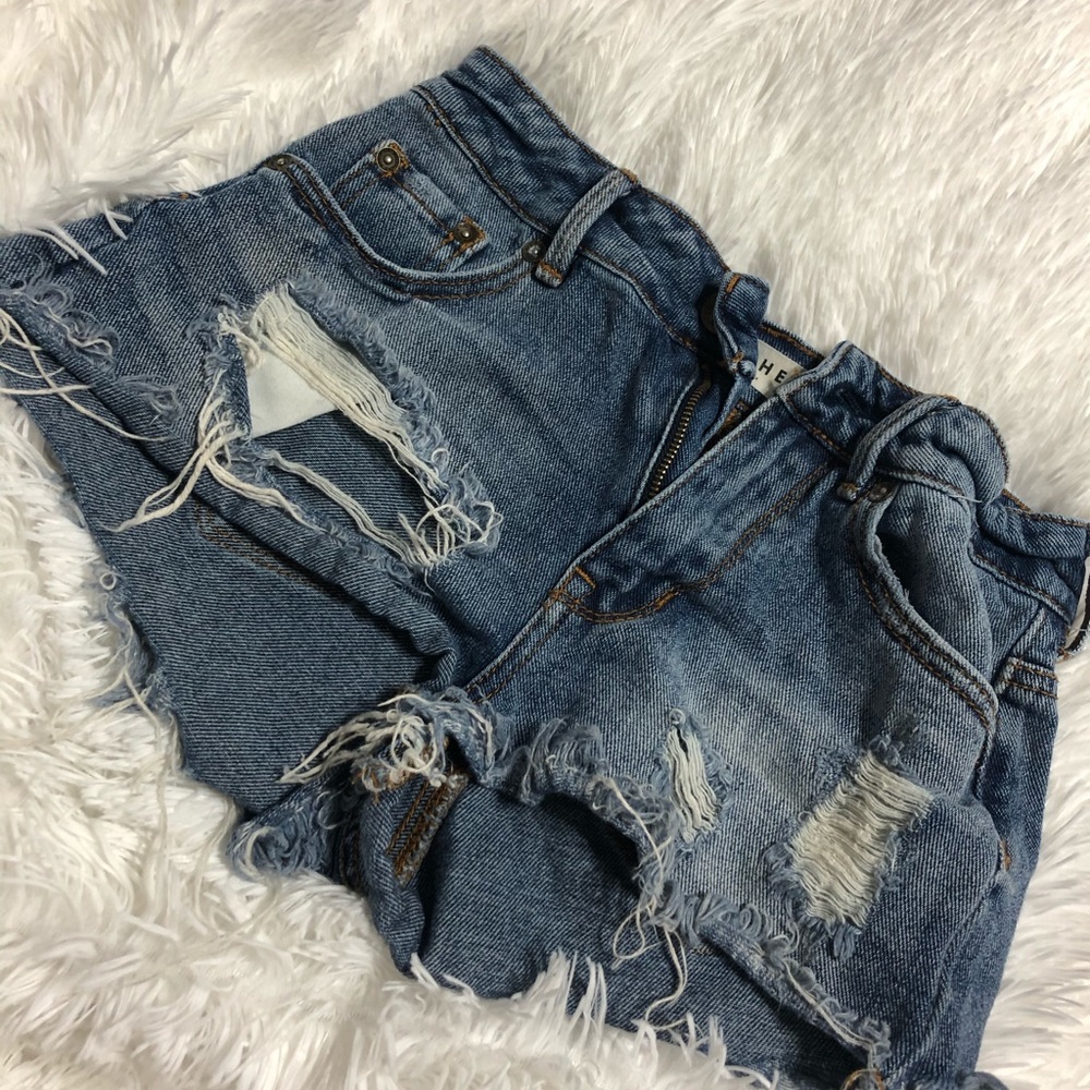 Denim shorts